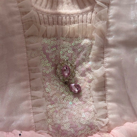 Elegant Pink Princess Kids Formal Dress - Picture 4 of 9